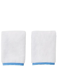 Weezie Signature Organic Cotton Contrast Piping Towels
