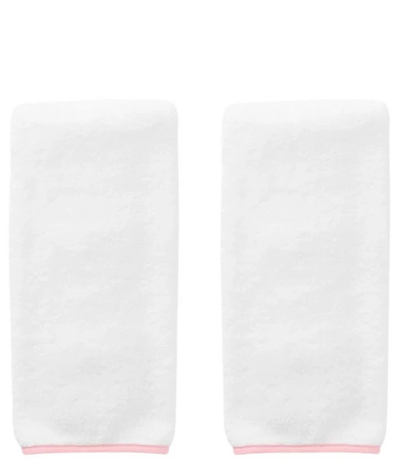 Weezie Signature Organic Cotton Contrast Piping Towels