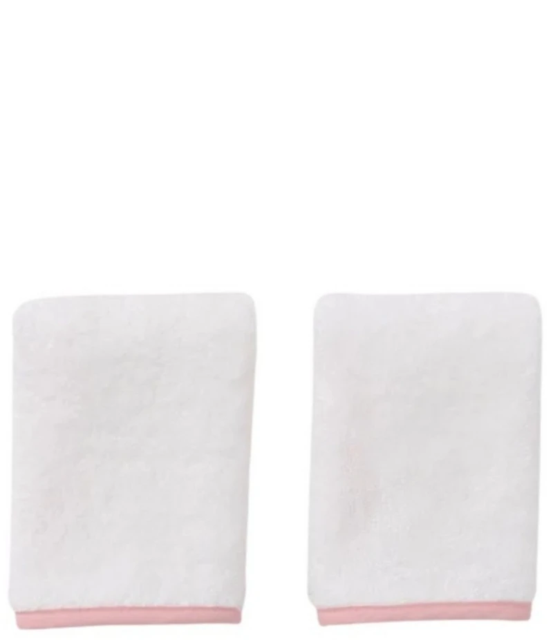 Weezie Signature Organic Cotton Contrast Piping Towels