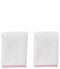 Weezie Signature Organic Cotton Contrast Piping Towels