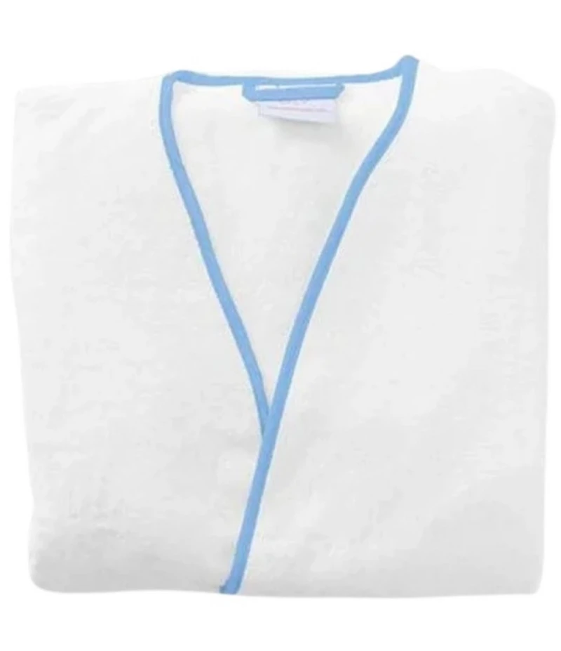 Weezie Signature Short Sleeve Organic Cotton Short Terry Robe