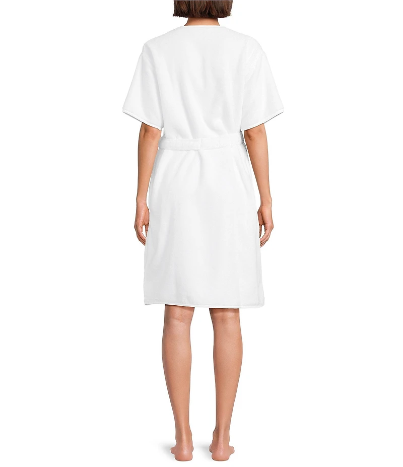 Weezie Signature Short Sleeve Organic Cotton Short Terry Robe
