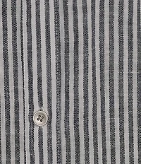 Westbound 3/4 Roll-Tab Sleeve Point Collar Y-Neck Button Front Top