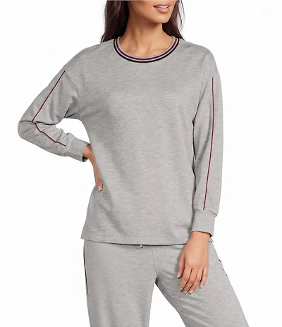 Westbound 3/4 Sleeve Crew Neck Knit Coordinating Top