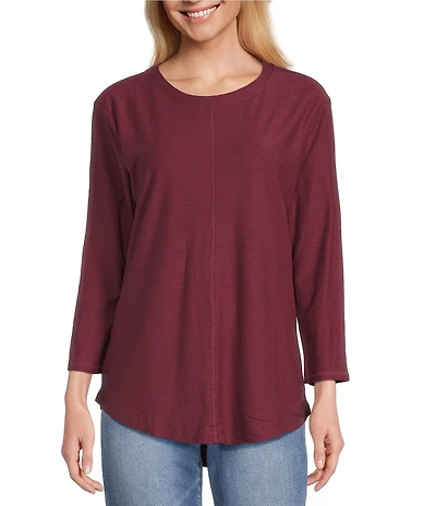 Westbound 3/4 Sleeve Crew Neck Top