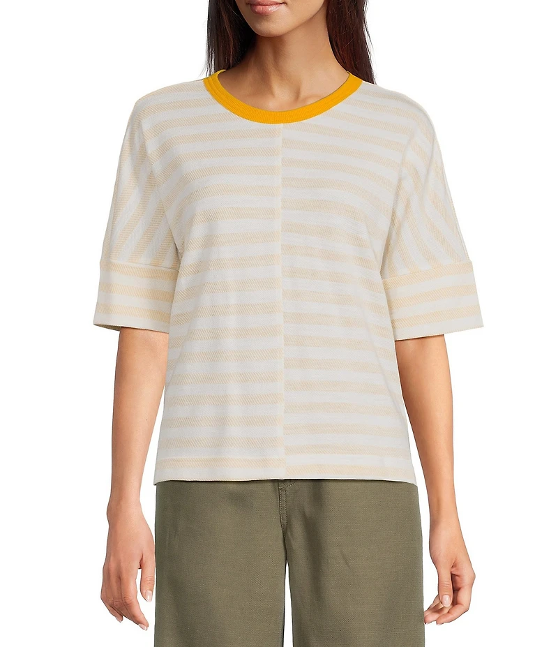 Westbound 3/4 Sleeve Crew Neck Top