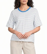 Westbound 3/4 Sleeve Crew Neck Top