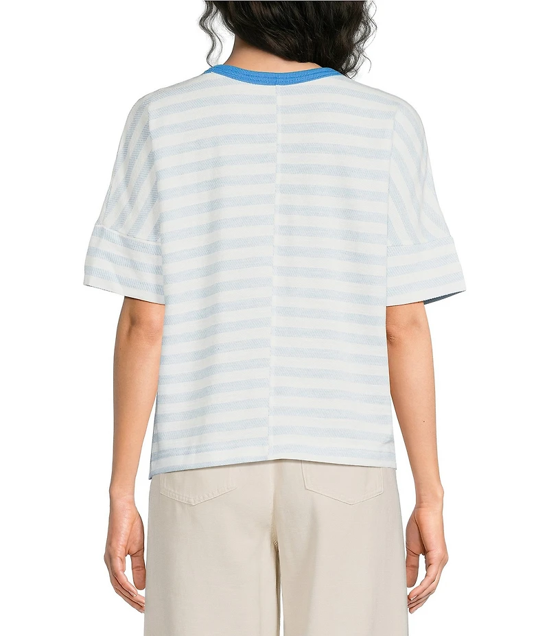 Westbound 3/4 Sleeve Crew Neck Top