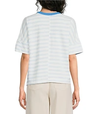 Westbound 3/4 Sleeve Crew Neck Top