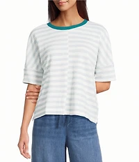Westbound 3/4 Sleeve Crew Neck Top