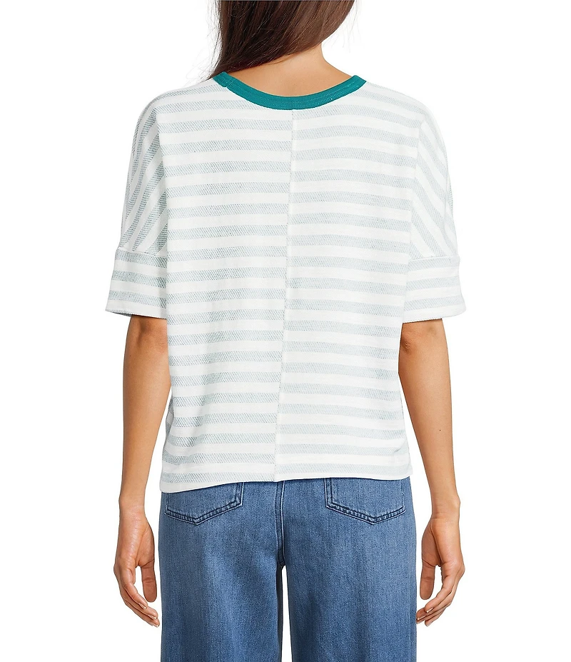 Westbound 3/4 Sleeve Crew Neck Top