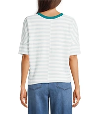 Westbound 3/4 Sleeve Crew Neck Top