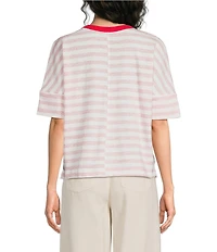 Westbound 3/4 Sleeve Crew Neck Top