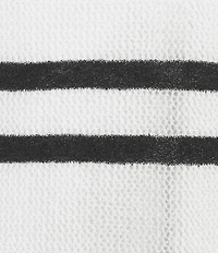 Westbound 3/4 Sleeve Crochet Crew Neck Ribbed Top