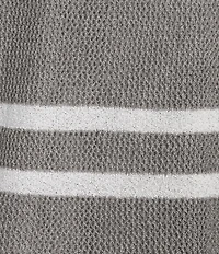 Westbound 3/4 Sleeve Crochet Crew Neck Ribbed Top