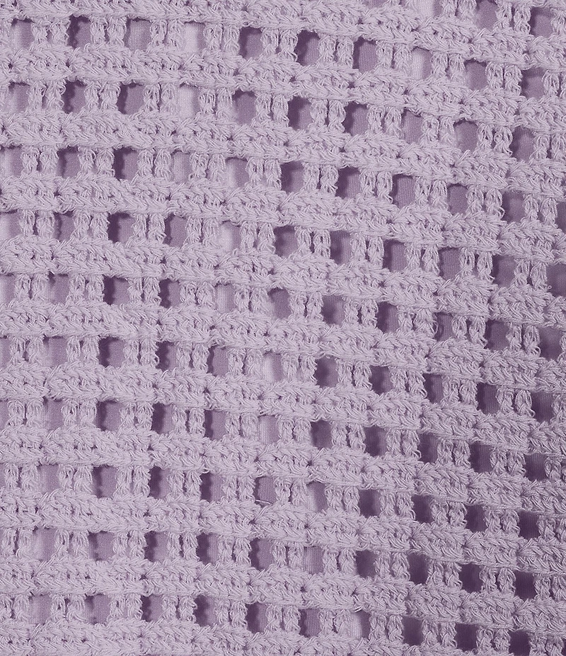 Westbound 3/4 Sleeve Crochet Top