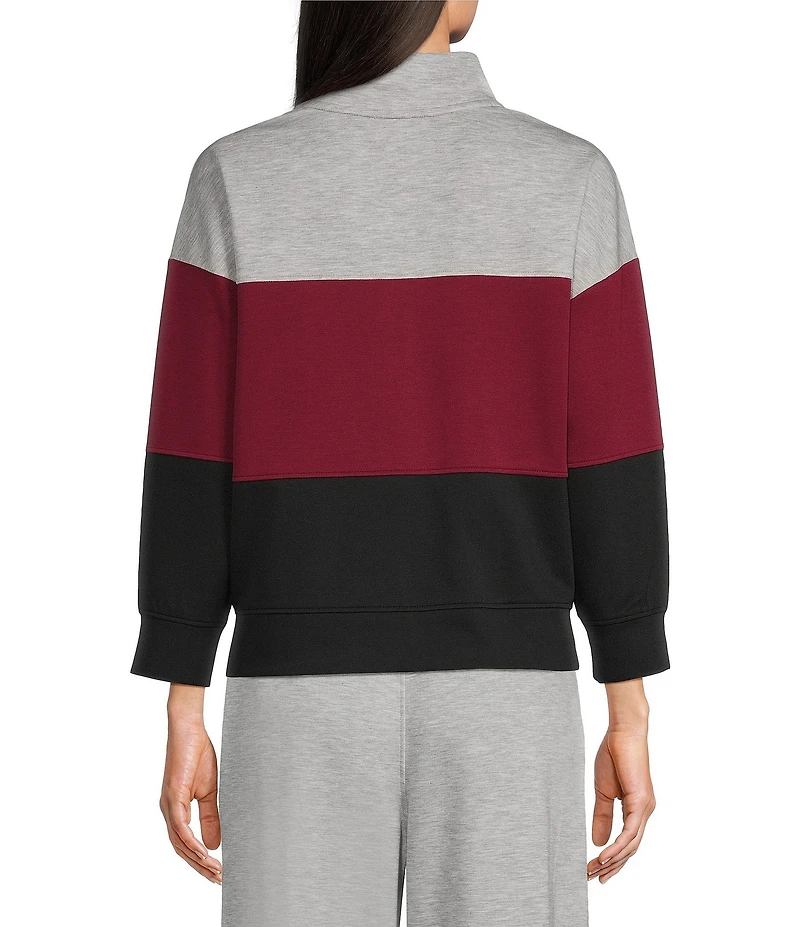 Westbound 3/4 Sleeve Quarter Zip Pullover