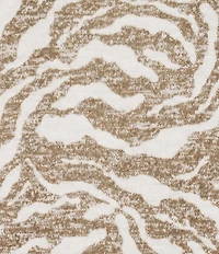 Westbound Animal Print Knit Long Sleeve Button Shoulder Pullover Top