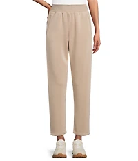 Westbound ULTRA LUXE Athleisure Coordinating Cropped Lounge Straight Leg Pull On Pants