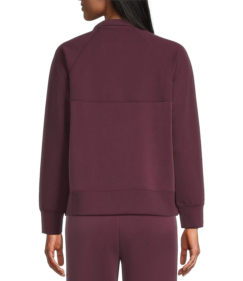 Westbound Athleisure Knit Long Sleeve Half Zip Pullover