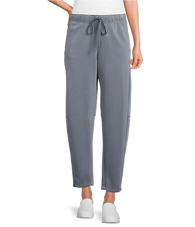 Westbound Athleisure Scuba Barrel Leg Drawstring Pants