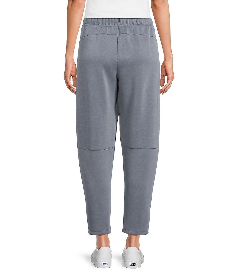 Westbound Athleisure Scuba Barrel Leg Drawstring Pants