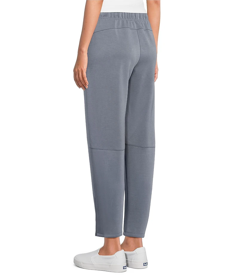 Westbound Athleisure Scuba Barrel Leg Drawstring Pants