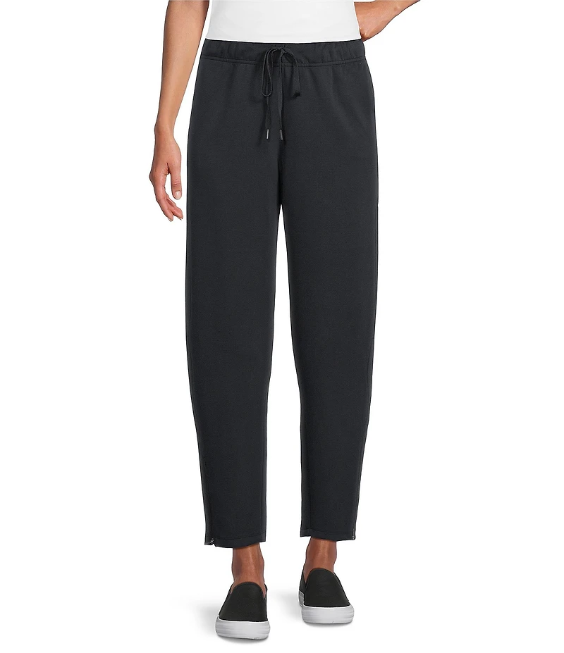 Westbound Athleisure Scuba Barrel Leg Drawstring Pants
