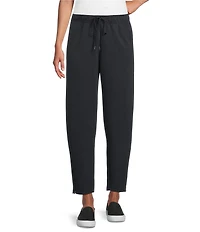 Westbound Athleisure Scuba Barrel Leg Drawstring Pants