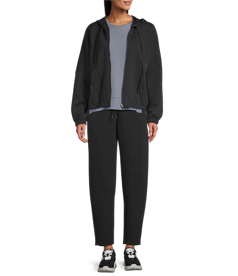 Westbound ULTRA LUXE Athleisure Coordinating Scuba Barrel Leg Drawstring Pants