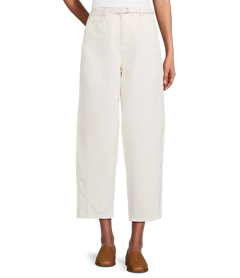 Westbound Belted Mid Rise Barrel Pants
