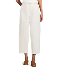Westbound Belted Mid Rise Barrel Pants