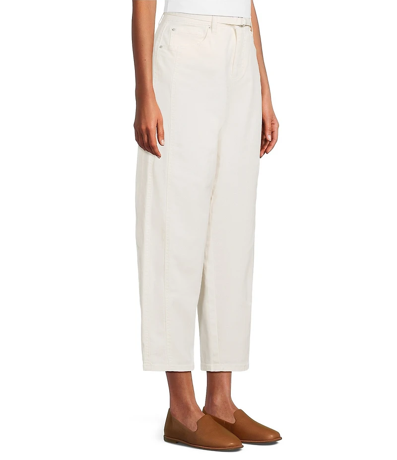 Westbound Belted Mid Rise Barrel Pants