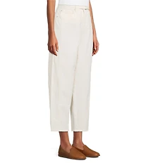 Westbound Belted Mid Rise Barrel Pants