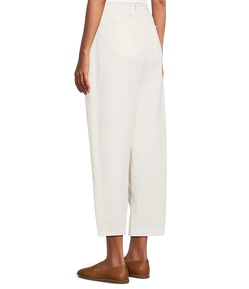 Westbound Belted Mid Rise Barrel Pants