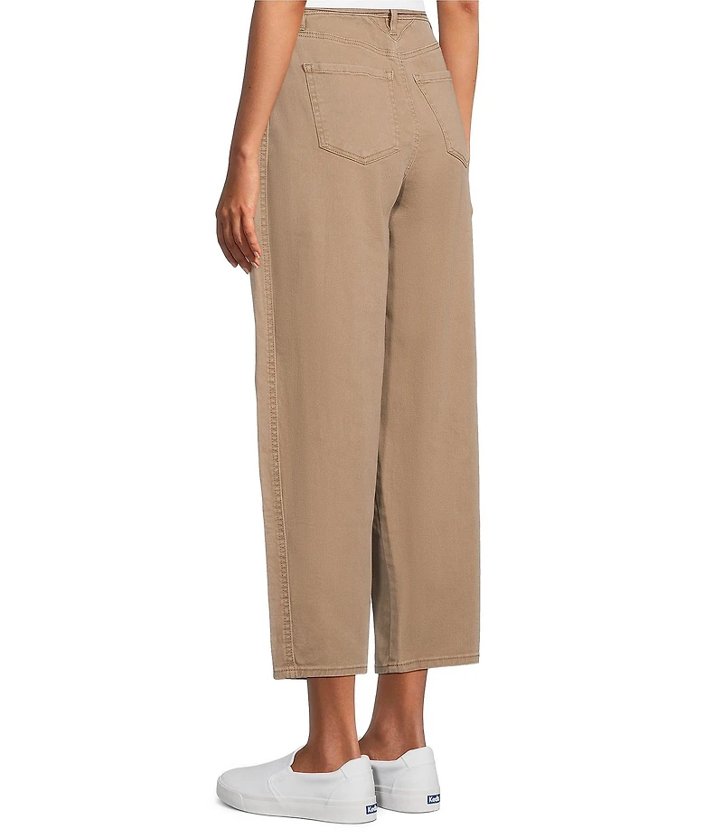 Westbound Belted Mid Rise Barrel Pants