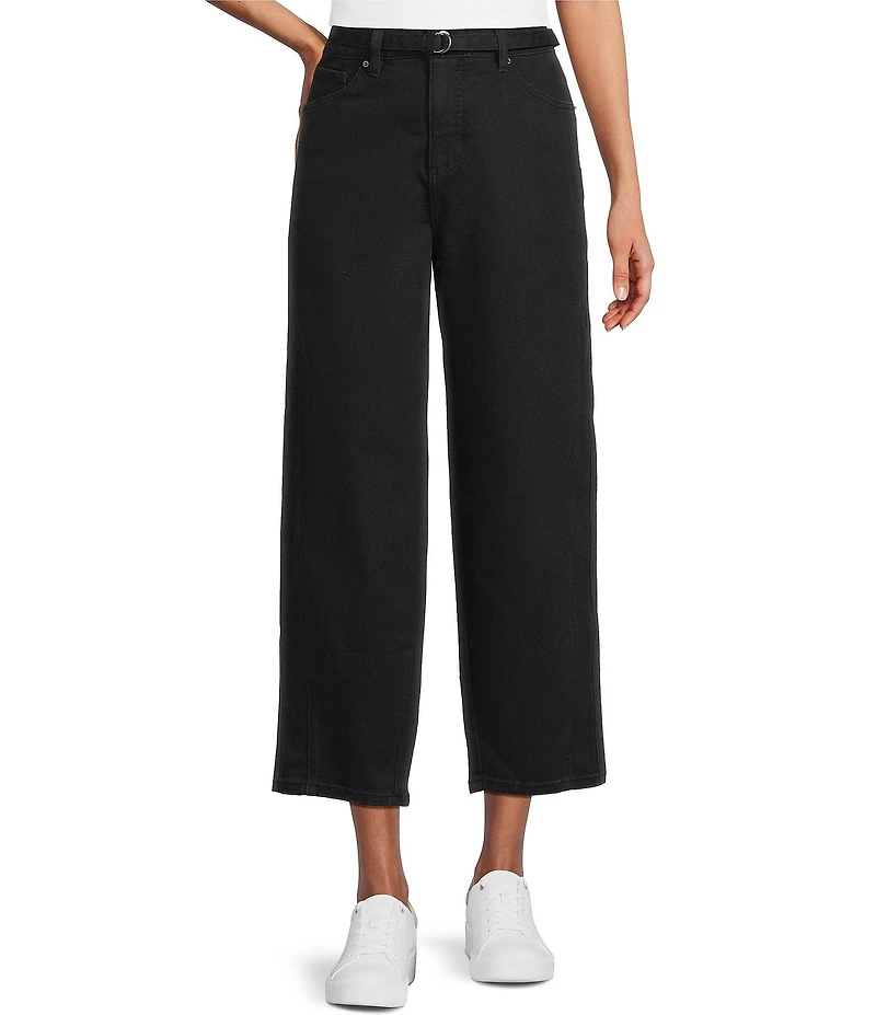 Westbound Belted Mid Rise Barrel Pants