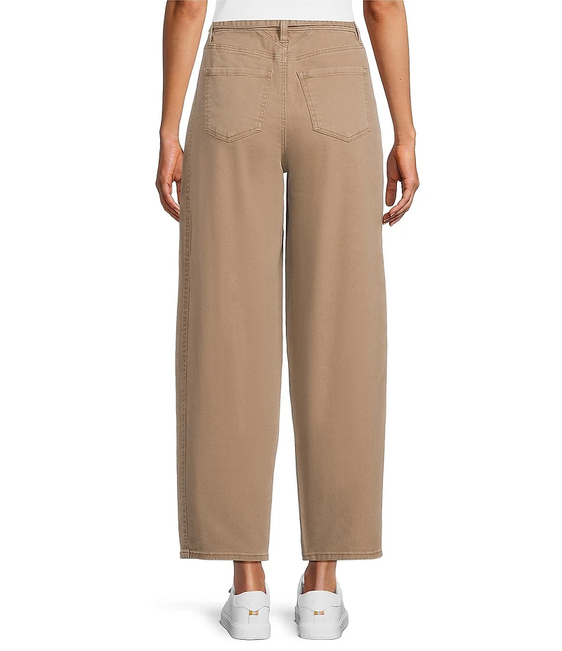 Westbound Belted Mid Rise Barrel Pants