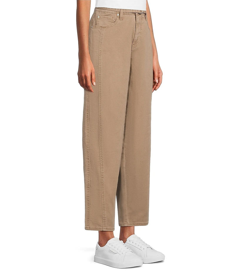 Westbound Belted Mid Rise Barrel Pants