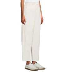 Westbound Belted Mid Rise Barrel Pants