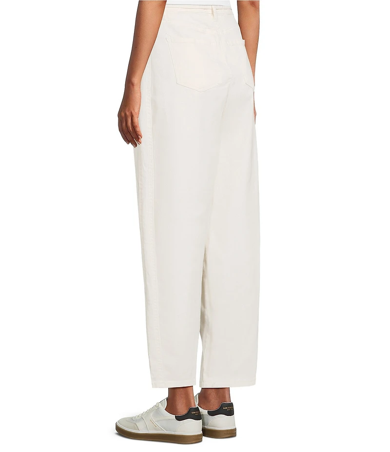 Westbound Belted Mid Rise Barrel Pants