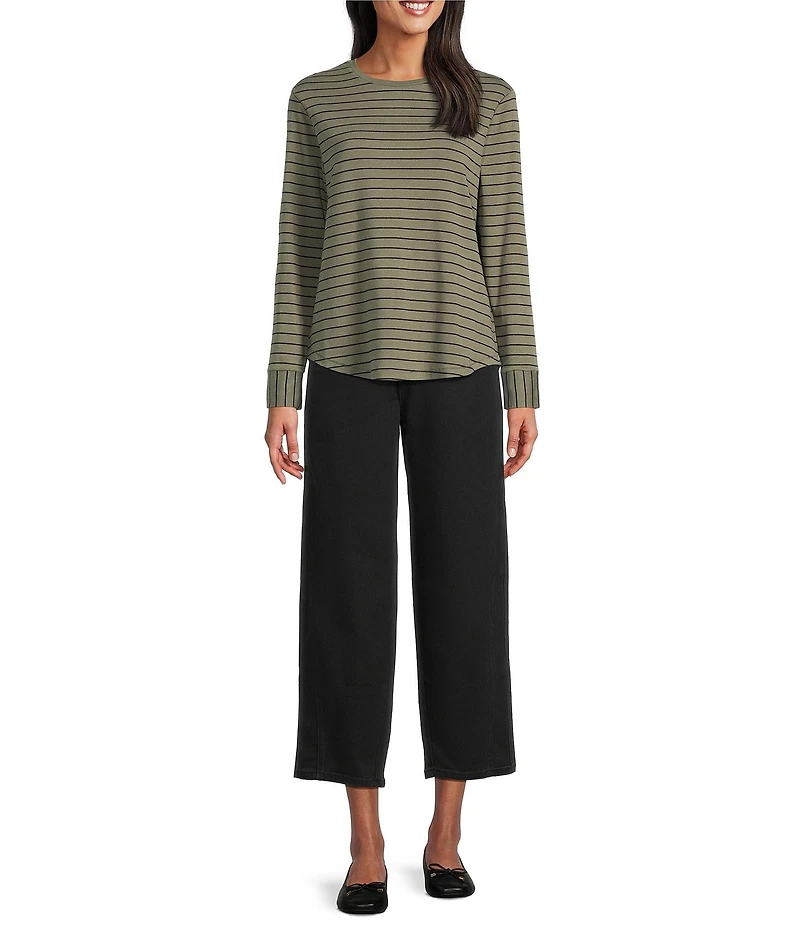 Westbound Belted Mid Rise Barrel Pants