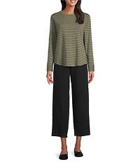 Westbound Belted Mid Rise Barrel Pants