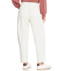 Westbound Belted Mid Rise Barrel Pants