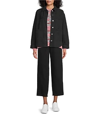 Westbound Belted Mid Rise Barrel Pants