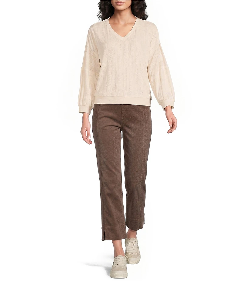 Westbound Bracelet Sleeve V-Neck Top