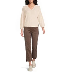 Westbound Bracelet Sleeve V-Neck Top