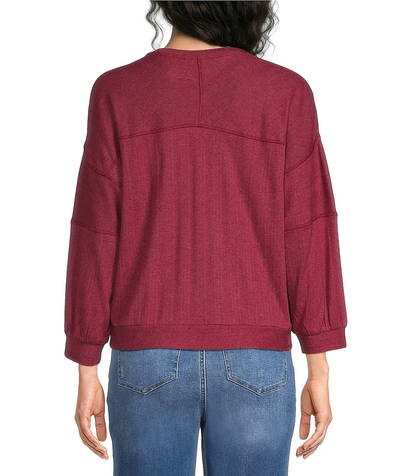 Westbound Bracelet Sleeve V-Neck Top