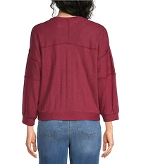 Westbound Bracelet Sleeve V-Neck Top