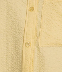 Westbound Button Front Y-Neck Short Sleeve Camp Top